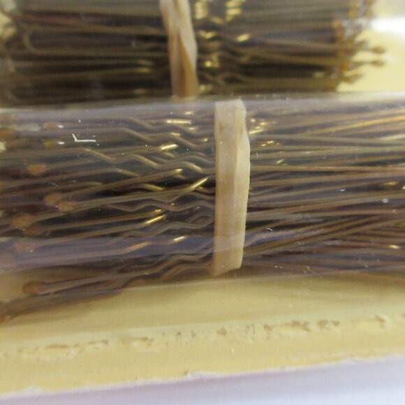 Goody Hair Pins #137 Ball Ends Brown 150/pk NOS Original Prop 1982 4 Packages - Picture 9 of 9